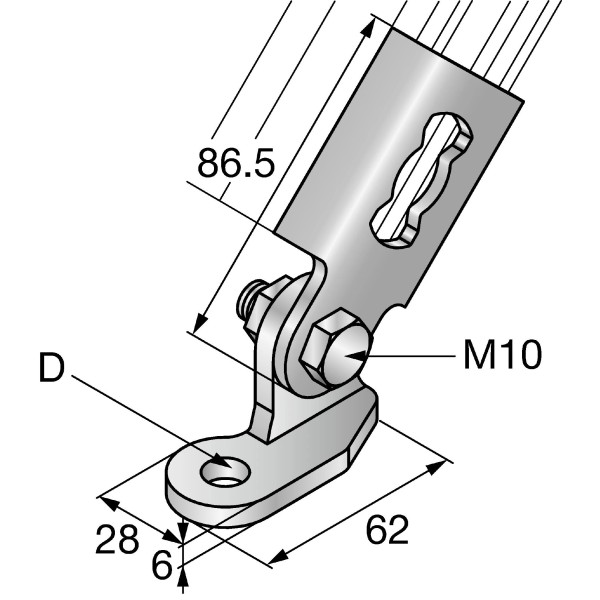 Seismisches Scharnier mqs-ac-10
